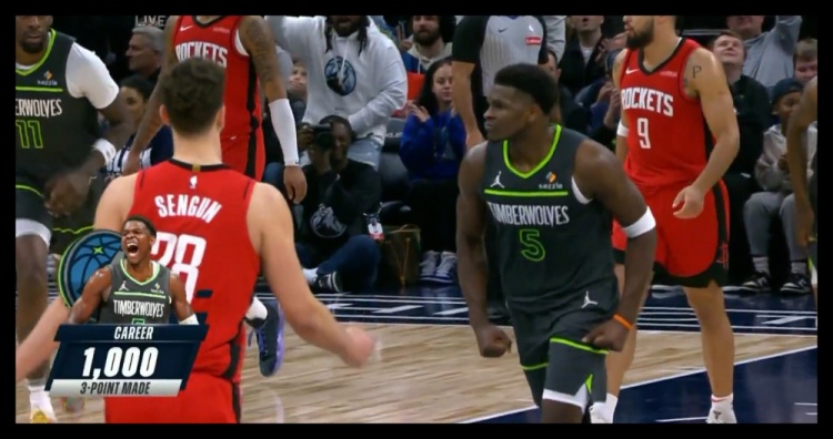  23歲186天！愛德華茲成NBA歷史上最年輕投進(jìn)1000記三分球員