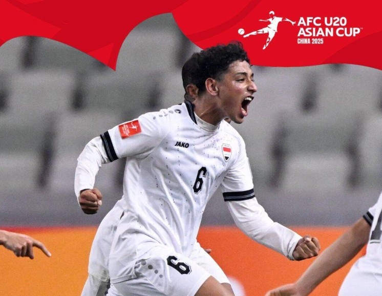  U20亞洲杯-雙方各領(lǐng)一紅牌，伊拉克1-0力克沙特升至B組榜首
