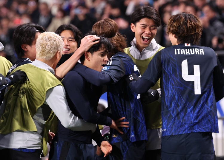  日本隊22名旅歐球員中15人來自五大聯(lián)賽，是22年3月出線時的兩倍